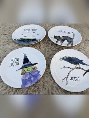 Rae Dunn Halloween Plates
